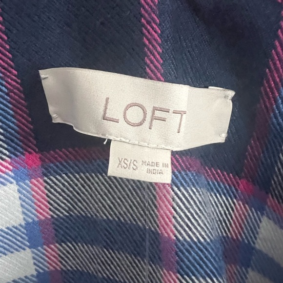 LOFT new with tags fringe bottom poncho - Picture 3 of 3